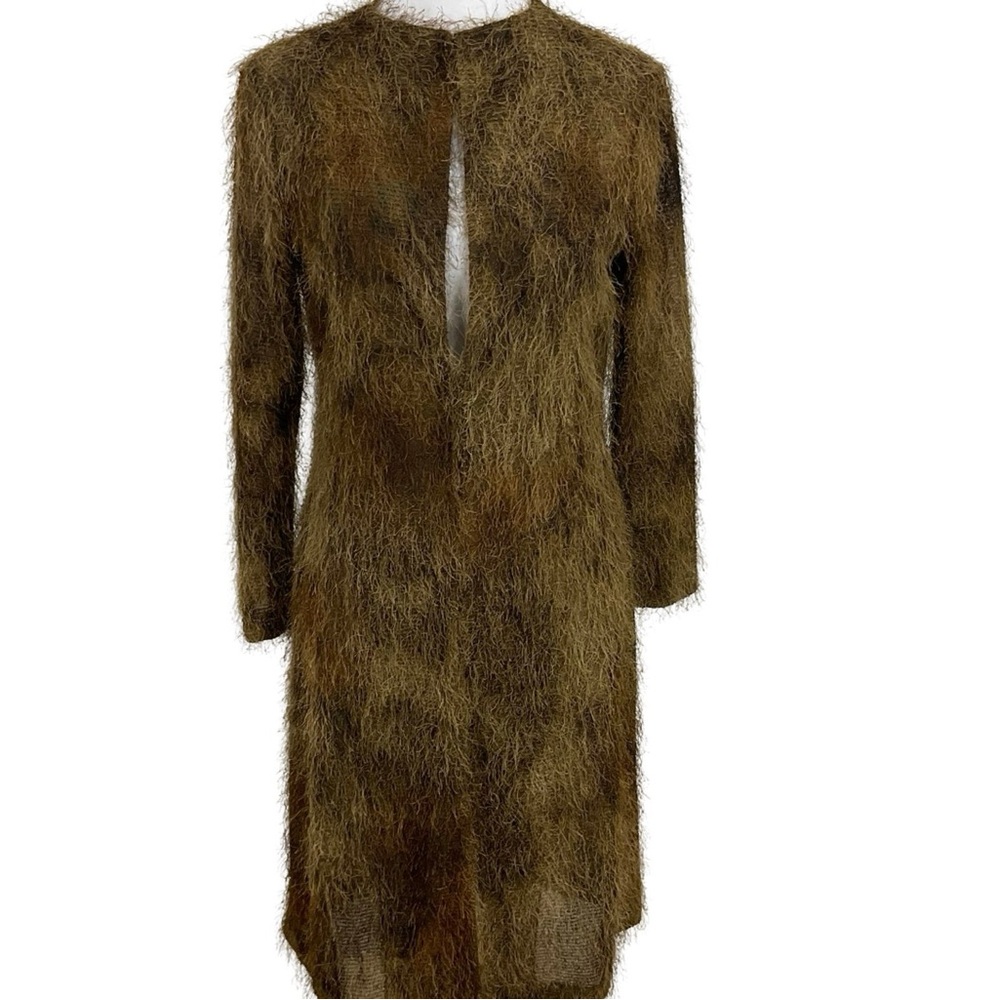 OT Eyelash Long Cardigan Sweater Size M